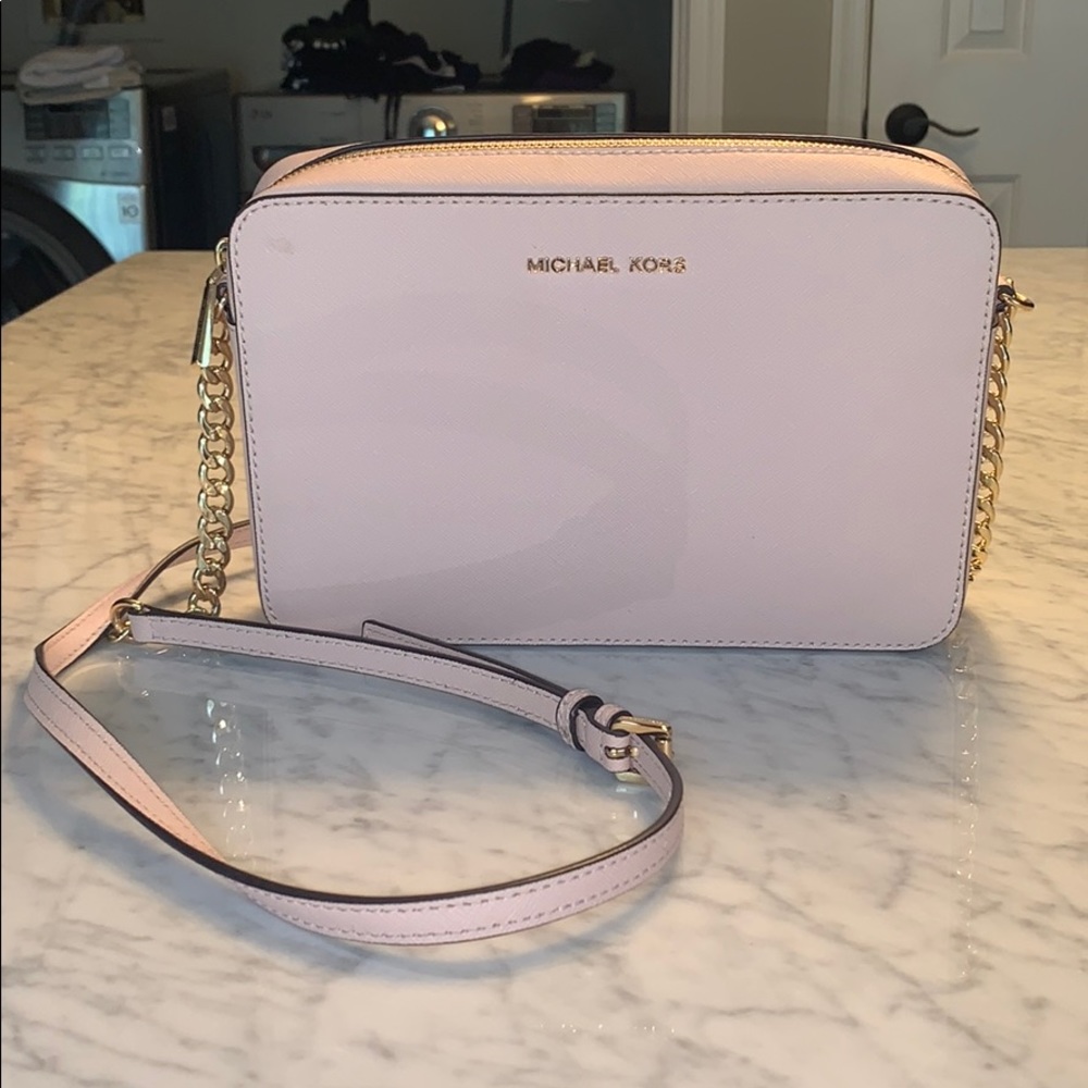 Baby Pink Michael Kors Cross Body Bag!